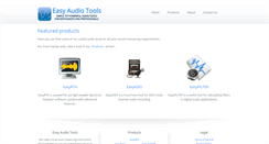 Desktop Screenshot of easy-audio-tools.com